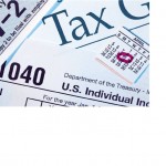 tax form with calendar