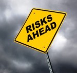risks ahead sign