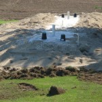 septic system mound