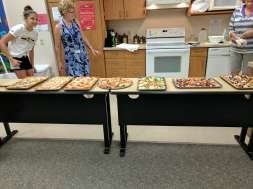 The Junior Master Gardeners had a pizza party at the end of the year.
