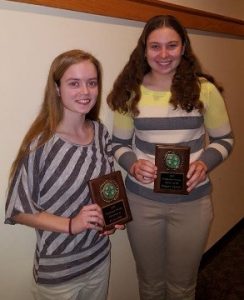 4-H Youth receive an award