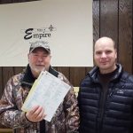 Two town of Empire residents with their shared well results