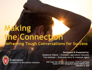 Making the Connection:  Reframing Tough Conversations for Success
