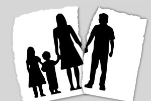 family split up by divorce