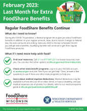  Understanding the Changes to FoodShare and BadgerCare