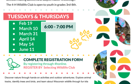 Check out the new Wildlife Club!