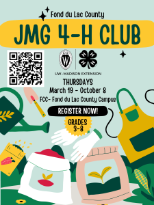 Junior Master Gardener (JMG) 4-H Club