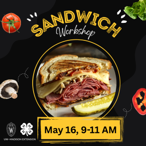 Sandwich Making Workshop – May 16