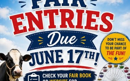 Fair Entries due June 17!