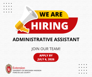 Now Hiring Administrative Assistant