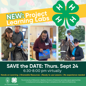 Introducing 4-H Project Learning Labs!